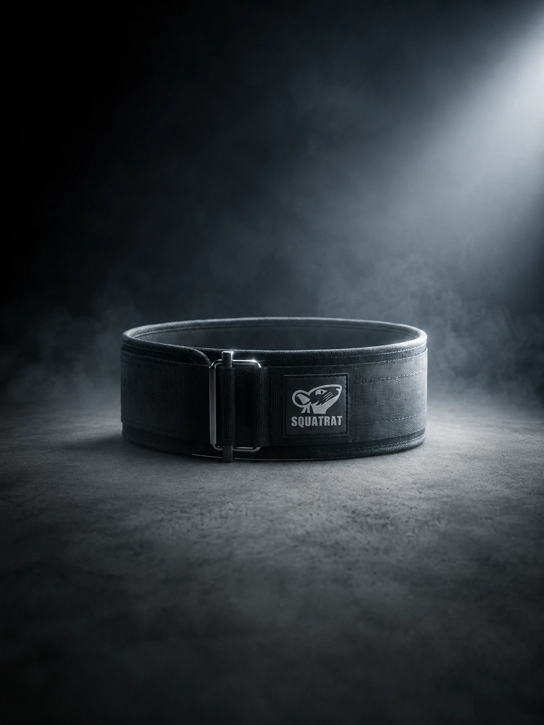 SQUATRAT canvas belt coiled side view